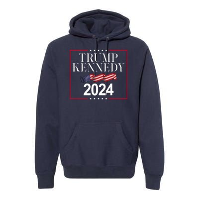 Trump Kennedy 2024 Usa Flag Election Premium Hoodie