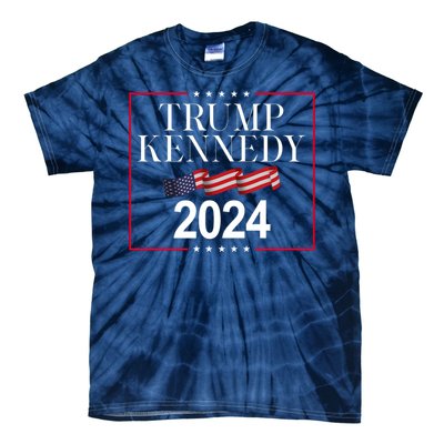 Trump Kennedy 2024 Usa Flag Election Tie-Dye T-Shirt