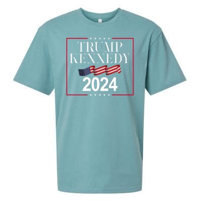 Trump Kennedy 2024 Usa Flag Election Sueded Cloud Jersey T-Shirt