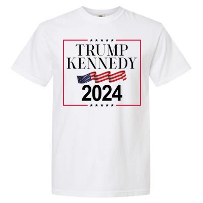 Trump Kennedy 2024 Usa Flag Election Garment-Dyed Heavyweight T-Shirt