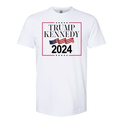 Trump Kennedy 2024 Usa Flag Election Softstyle CVC T-Shirt