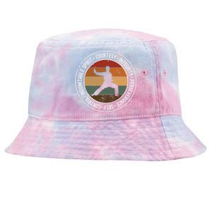 Taekwondo Karate 5 Tenets Martial Arts Uniform Tie-Dyed Bucket Hat