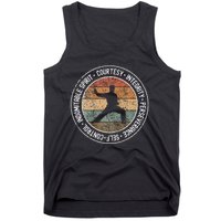 Taekwondo Karate 5 Tenets Martial Arts Uniform Tank Top