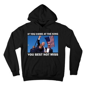 Trump King Assassination Attempt 2024 Shoot Hoodie