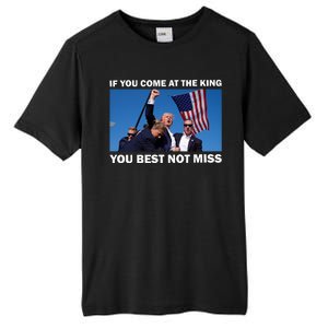 Trump King Assassination Attempt 2024 Shoot Tall Fusion ChromaSoft Performance T-Shirt