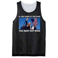 Trump King Assassination Attempt 2024 Shoot Mesh Reversible Basketball Jersey Tank