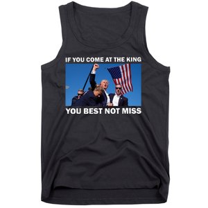 Trump King Assassination Attempt 2024 Shoot Tank Top