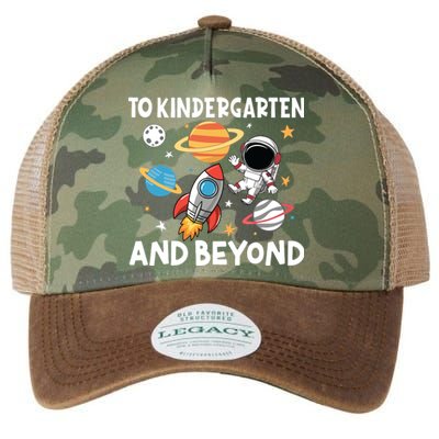 To Kindergarten And Beyond Astronaut Back To School Legacy Tie Dye Trucker Hat