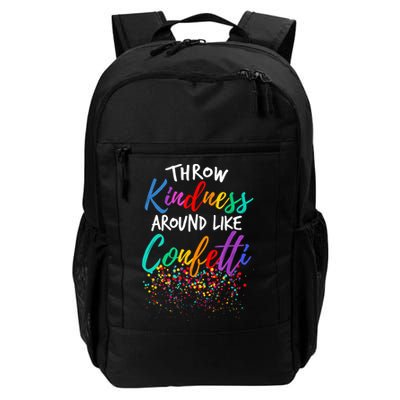 Throw Kindness Around Like Confetti Kind Teacher Kid Backpack