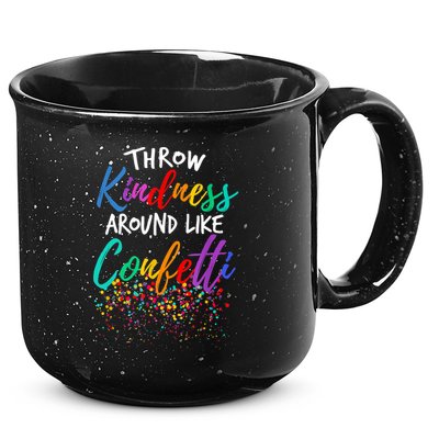 Throw Kindness Around Like Confetti Kind Teacher Kid 15oz Campfire Ceramic Mug
