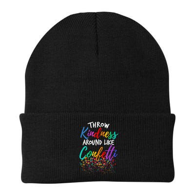 Throw Kindness Around Like Confetti Kind Teacher Kid Beanie