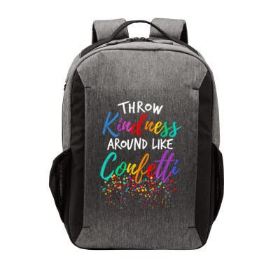 Throw Kindness Around Like Confetti Kind Teacher Kid Vector Backpack