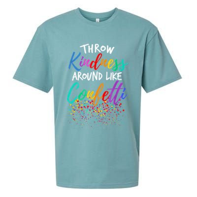 Throw Kindness Around Like Confetti Kind Teacher Kid Sueded Cloud Jersey T-Shirt