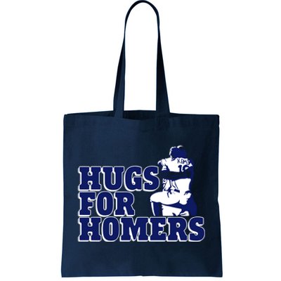 Tony Kemp And Evan Gattis Hug For Homers Tote Bag