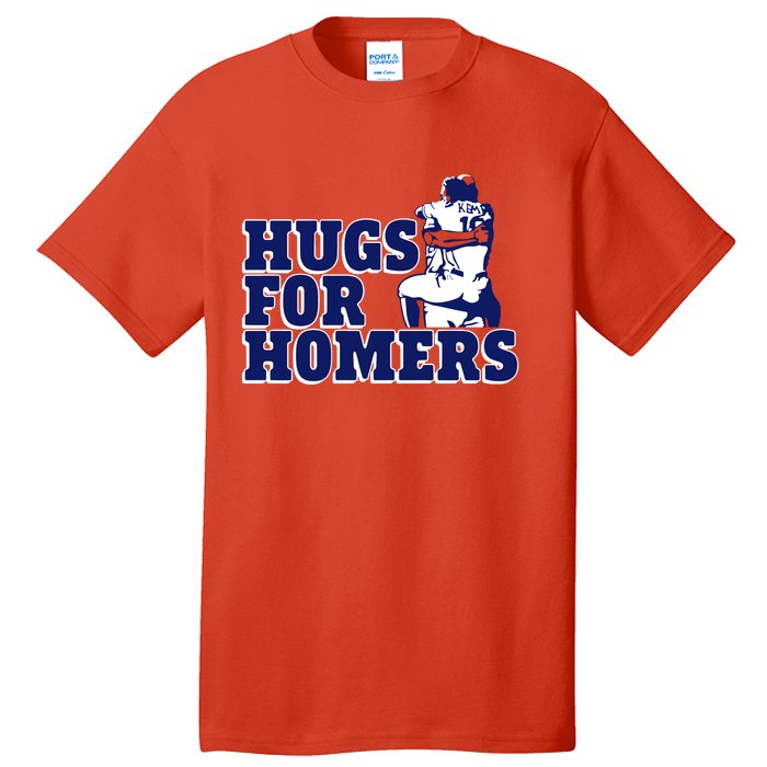 Tony Kemp And Evan Gattis Hug For Homers Tall T-Shirt