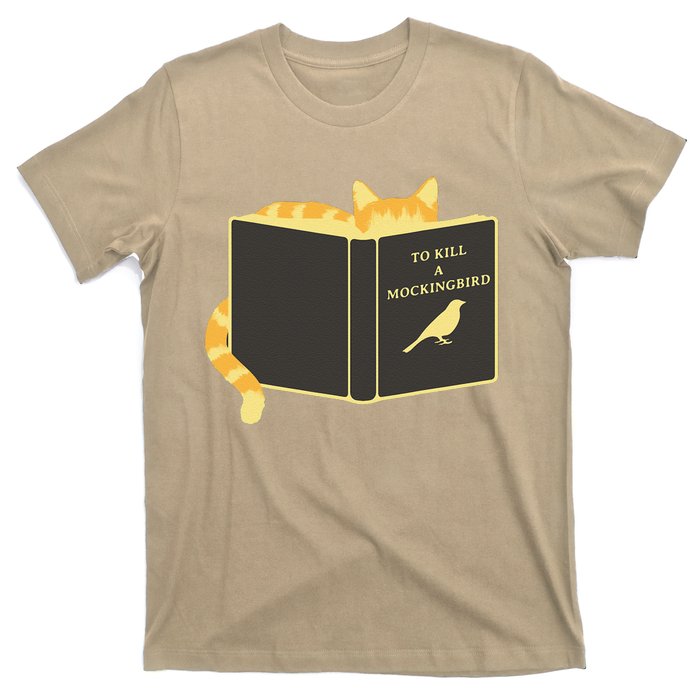 To Kill A Mockingbird Funny Cat Eat Bird T-Shirt