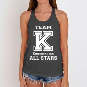 Team Kindergarten All-stars Sport Jersey Women's Knotted Racerback Tank