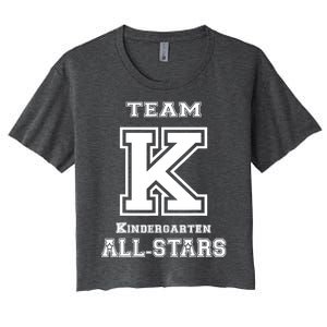 Team Kindergarten All-stars Sport Jersey Women's Crop Top Tee