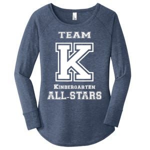 Team Kindergarten All-stars Sport Jersey Women's Perfect Tri Tunic Long Sleeve Shirt