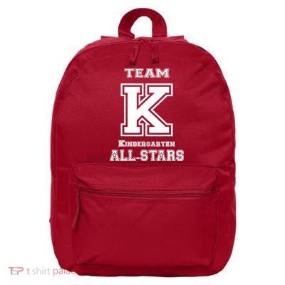 Team Kindergarten All-stars Sport Jersey 16 in Basic Backpack
