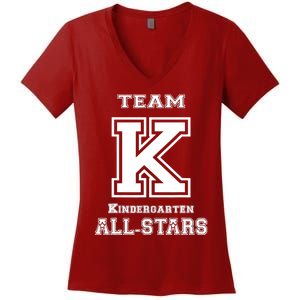 Team Kindergarten All-stars Sport Jersey Women's V-Neck T-Shirt