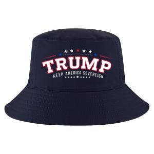 Trump Keep America Sovereign Vote 2024 Cool Comfort Performance Bucket Hat