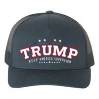 Trump Keep America Sovereign Vote 2024 Yupoong Adult 5-Panel Trucker Hat