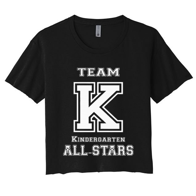 Team Kindergarten All Stars Sport Jersey Crop Top