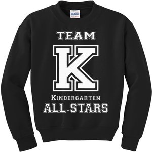 Team Kindergarten All Stars Sport Jersey Kids Sweatshirt