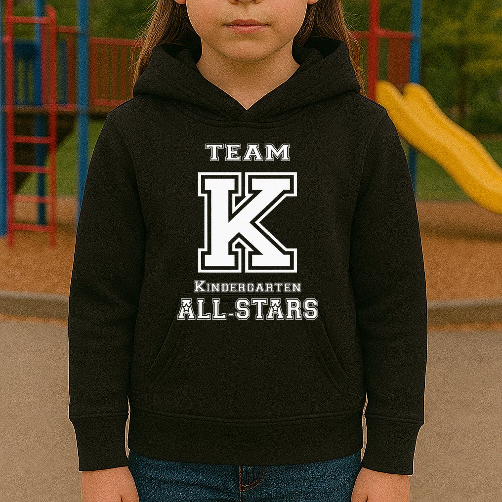 Team Kindergarten All Stars Sport Jersey Kids Hoodie