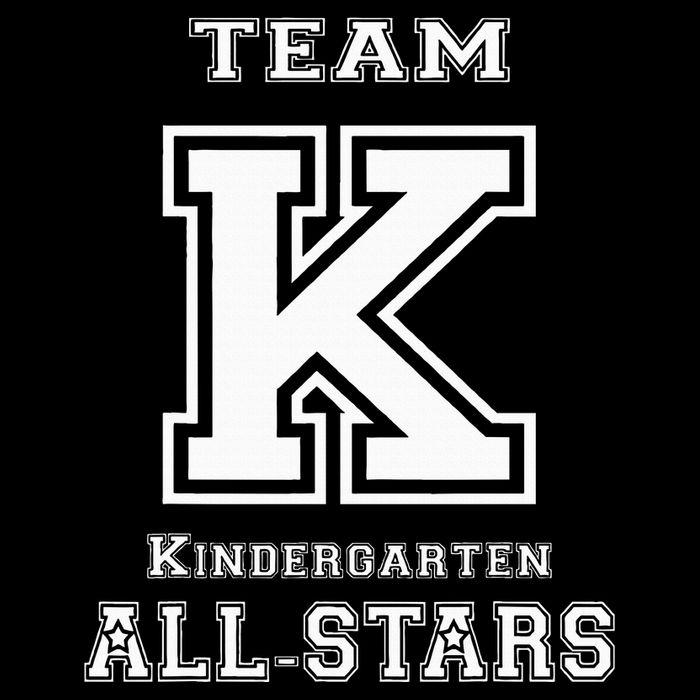 Team Kindergarten All Stars Sport Jersey Kids Hoodie