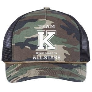 Team Kindergarten All Stars Sport Jersey Retro Rope Trucker Hat Cap