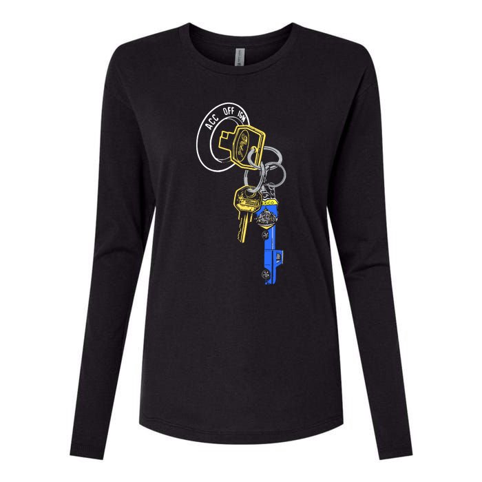 Trillion Keys Acc Off Ign Post Womens Cotton Relaxed Long Sleeve T-Shirt