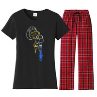 Trillion Keys Acc Off Ign Post Women's Flannel Pajama Set