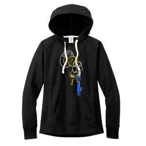 Trillion Keys Acc Off Ign Post Women's Fleece Hoodie