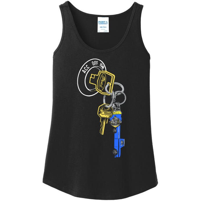 Trillion Keys Acc Off Ign Post Ladies Essential Tank