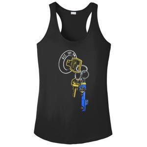 Trillion Keys Acc Off Ign Post Ladies PosiCharge Competitor Racerback Tank