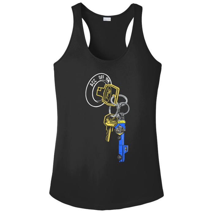 Trillion Keys Acc Off Ign Post Ladies PosiCharge Competitor Racerback Tank