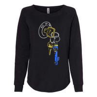 Trillion Keys Acc Off Ign Post Womens California Wash Sweatshirt