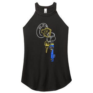 Trillion Keys Acc Off Ign Post Women's Perfect Tri Rocker Tank