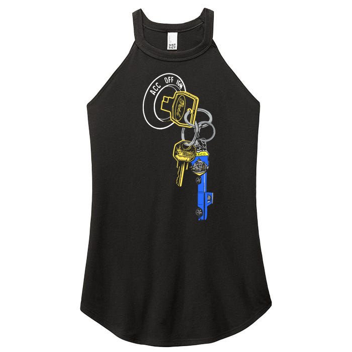 Trillion Keys Acc Off Ign Post Women's Perfect Tri Rocker Tank