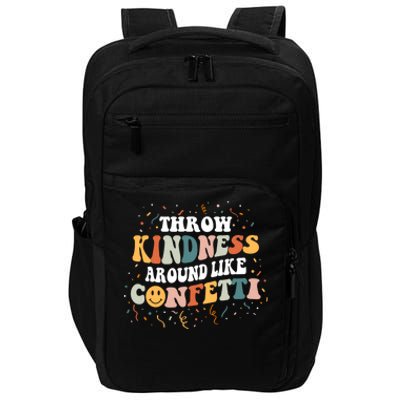 Throw Kindness Around Like Confetti Retro Anti Bullying Gift Impact Tech Backpack