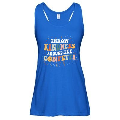 Throw Kindness Around Like Confetti Retro Anti Bullying Gift Ladies Essential Flowy Tank