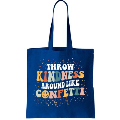 Throw Kindness Around Like Confetti Retro Anti Bullying Gift Tote Bag