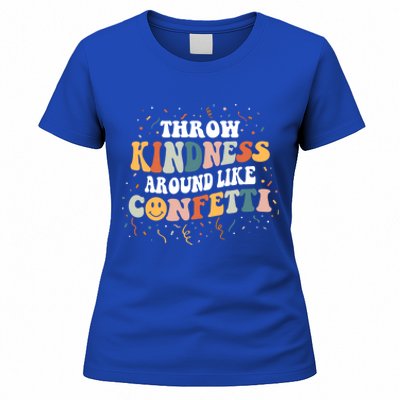 Throw Kindness Around Like Confetti Retro Anti Bullying Gift Women's T-Shirt