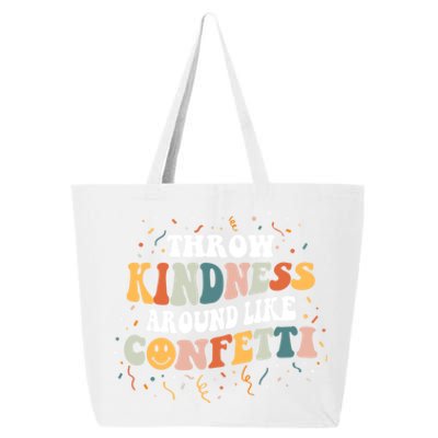 Throw Kindness Around Like Confetti Retro Anti Bullying Gift 25L Jumbo Tote