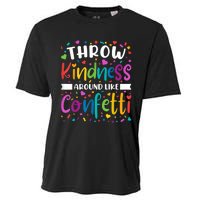 Throw Kindness Around Like Confetti Kind Teacher Cooling Performance Crew T-Shirt