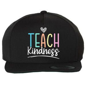 Teach Kindness Be Kind Inspirational Motivational Gift Wool Snapback Cap