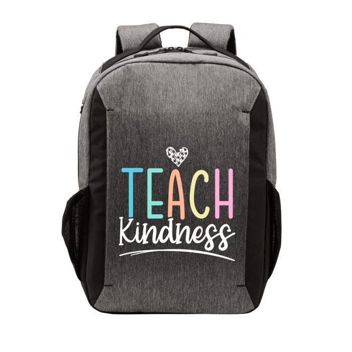 Teach Kindness Be Kind Inspirational Motivational Gift Vector Backpack