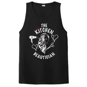 The Kitchen Beautician Hairdressers At Home Queen Of Hair Gift PosiCharge Competitor Tank